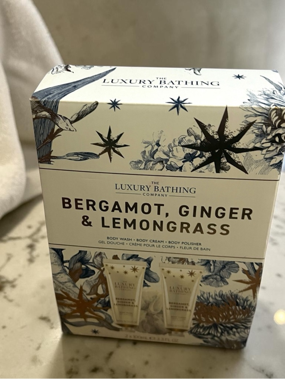 Bergamot, Ginger & Lemongrass Body Wash - White